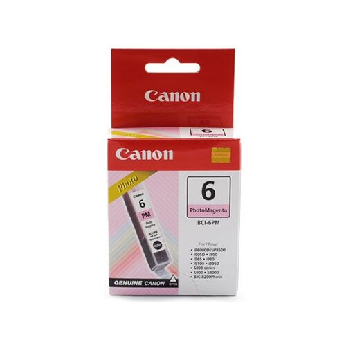 Canon BCI6PM PHOTO MAGENTA INK TANK - P/N:BCI6PM