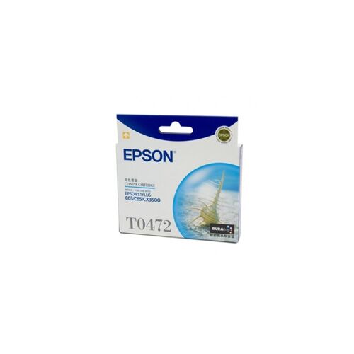 Epson T0472 Ink Cartridge CYAN 250 - P/N:C13T047290