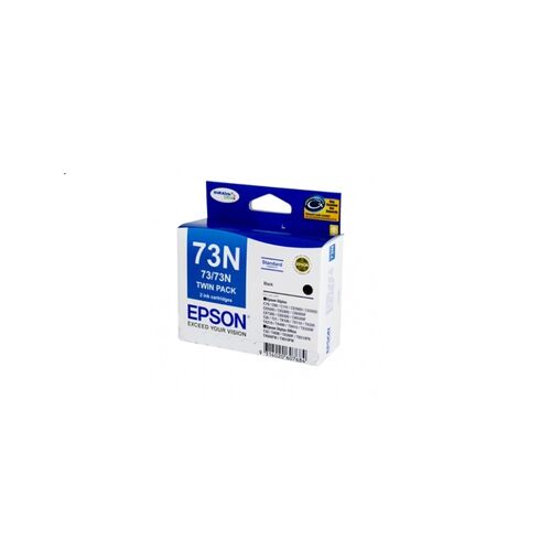 Epson 73N Ink Cartridge Twin Pack Black - C13T105194