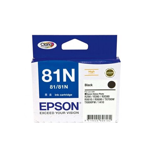 Epson 81N Black Ink Cartridge - C13T111192