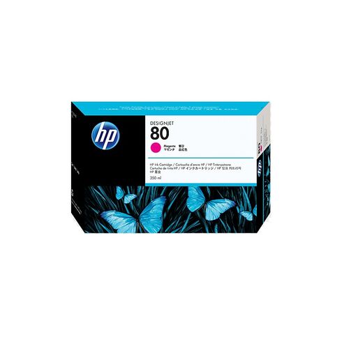 HP No 80 Magenta 350 ml Ink Cartridge - C4847A