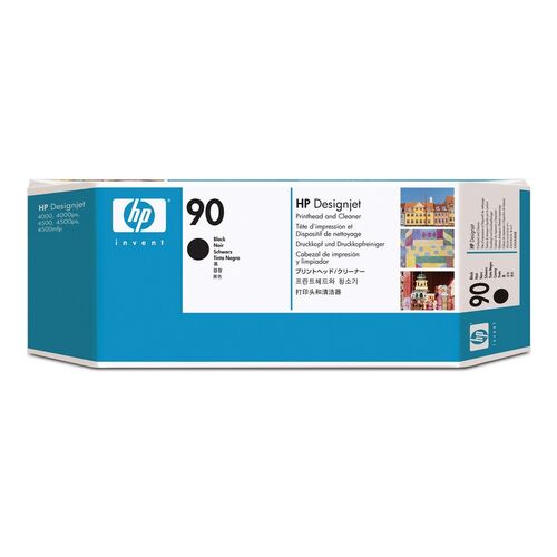 HP No 90 Black Printhead and Cleaner - C5054A