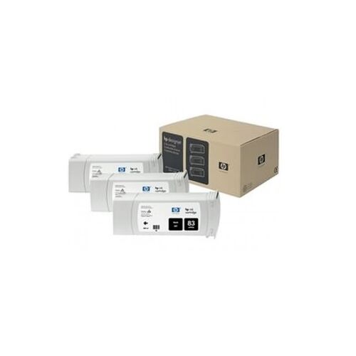 HP No 83 UV 3 Ink Multi Pack 680ml Black Ink Cartridge - C5072A