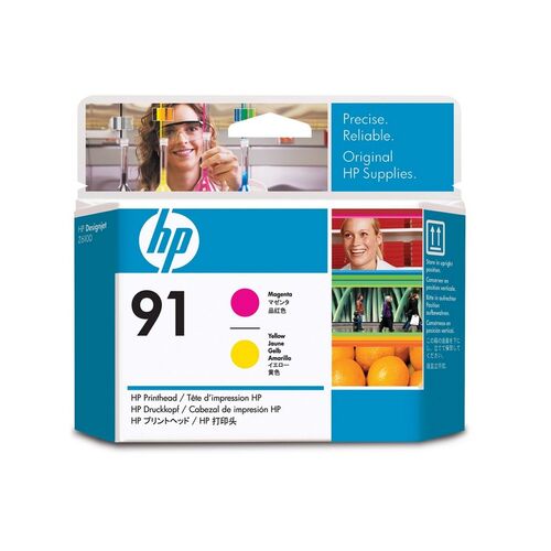 HP No 91 Magenta and Yellow Printhead - C9461A