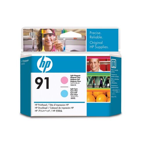 HP 91 Light Magenta and Light Cyan Printhead - C9462A