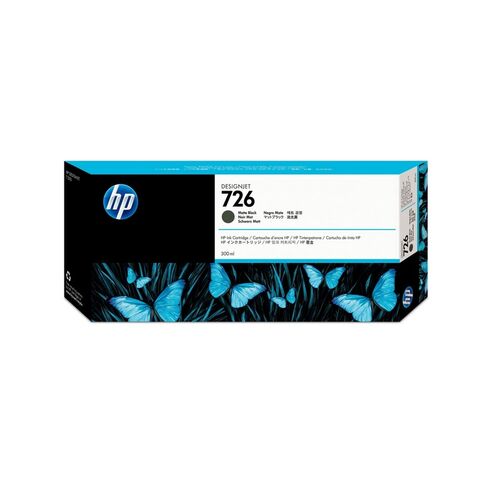 HP 726 300ML Matte Black Ink Cartridge - CH575A