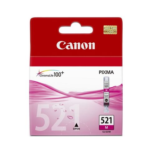 Canon CLI521M MAGENTA Ink Cartridge - P/N:CLI521M