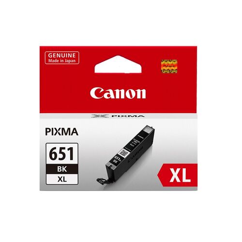 Canon CLI651XLBK Black Extra Large Ink Tank - P/N:CLI651XLBK