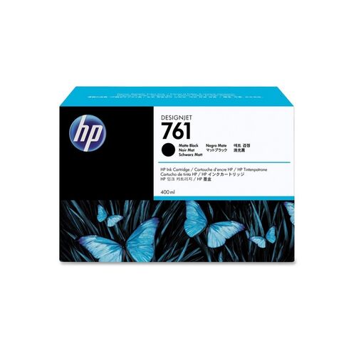 HP NO 761 400ML Matte Black Designjet T7100 Series Printer CM991A Ink Cartridge