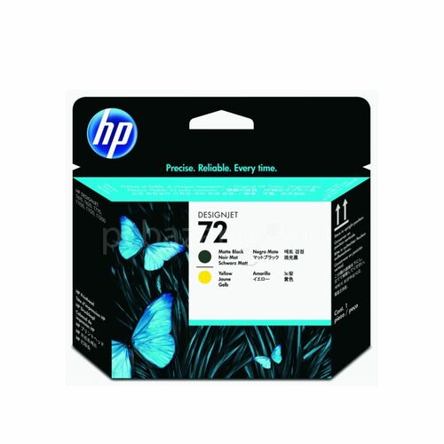 HP 72 Matte Black Yellow Printhead (C9384A)