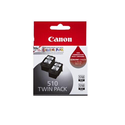 Canon PG510-TWIN  PG510 BLACK Cartridge X 2 - P/N:PG510-TWIN