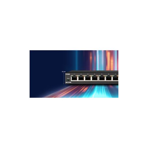 D-Link 16-Port Low Profile Gigabit Unmanaged Switch (DGS-1016S)