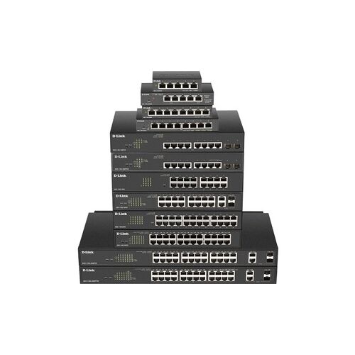D-Link 26-Port Smart Managed Switch with 24 PoE+ DGS-1100-26MPV2