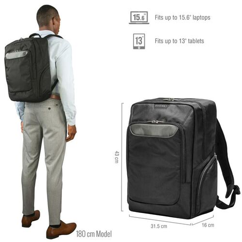 EVERKI 15.6inch Advance Laptop Backpack - (EKP107)