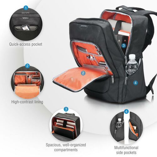 EVERKI 15.6inch Advance Laptop Backpack - (EKP107)