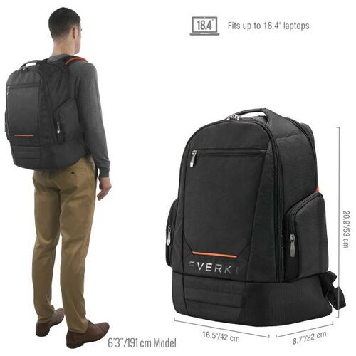 EVERKI ContemPRO 117 Laptop Backpack up to 18.4-Inch (EKP117B)
