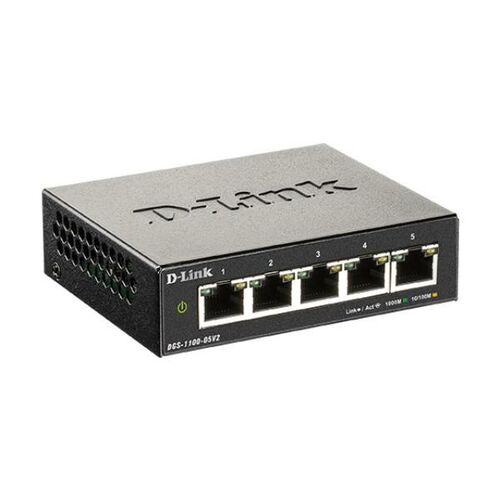 D-Link 5-Port Smart Managed Switch - (DGS-1100-05V2)