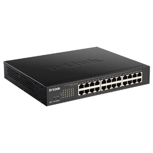 D-Link 24-Port Gigabit Smart Managed PoE Switch - (DGS-1100-24PV2)