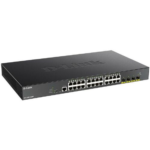 D-Link 28-Port Gigabit Smart Managed PoE Switch - (DGS-1250-28XMP)