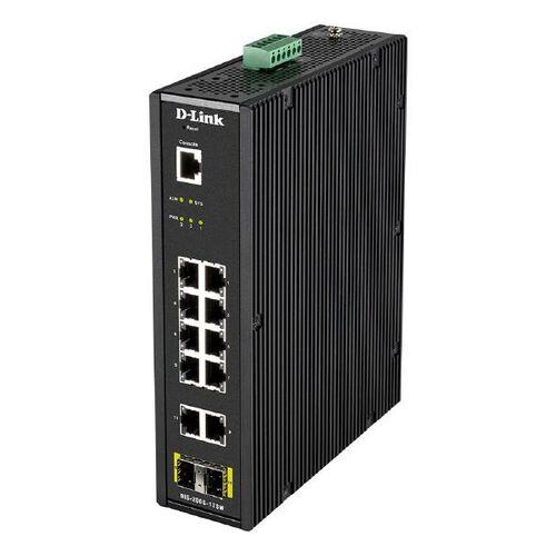 D-LINK 12-Port Industrial Smart Managed Switch - (DIS-200G-12SW)