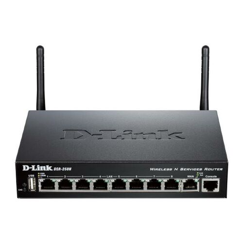 D-Link Unified Wireless N Services Router with 8 port - (DSR-250N)