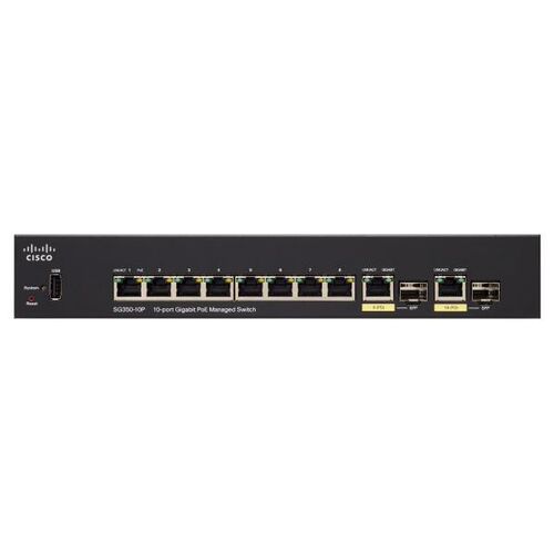 Cisco SG350-10P 10-Port Gigabit PoE Managed Switch SG350-10P-K9-AU