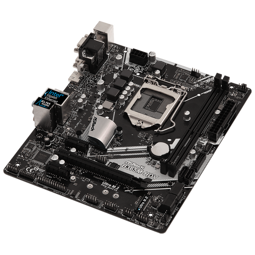 ASRock B365M-HDV Desktop Motherboard Socket H4 LGA-1151 Micro ATX