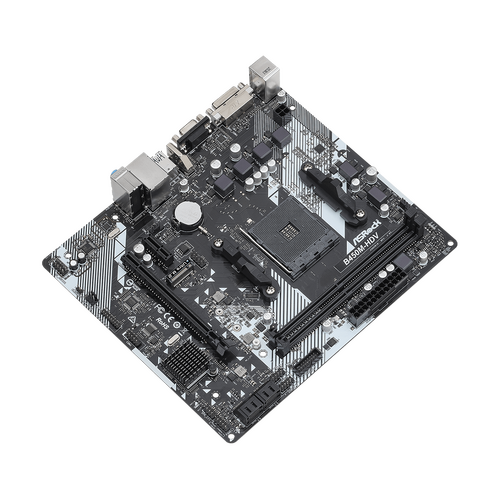 ASRock B450M-HDV R4.0 Desktop Motherboard AMD Socket AM4