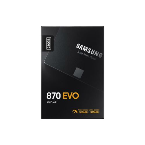 Samsung 870 EVO 250GB 2.5" 7mm SATA SSD - 06SS-870E-250GB