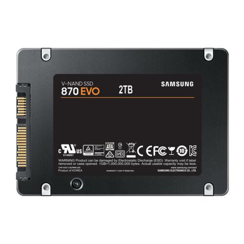 Samsung 870 EVO 2TB V-NAND 2.5" SATA SSD - 06SS-870E-2TB