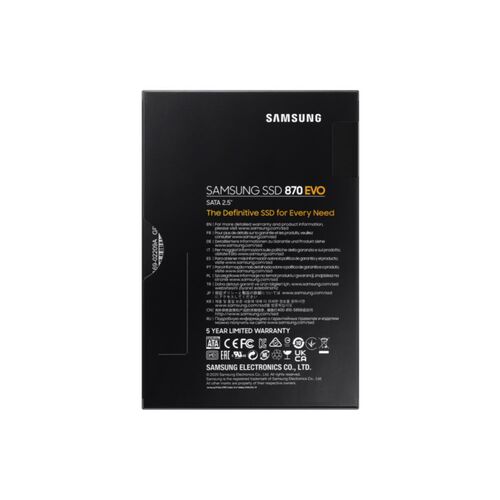 Samsung 870 EVO 2TB V-NAND 2.5" SATA SSD - 06SS-870E-2TB