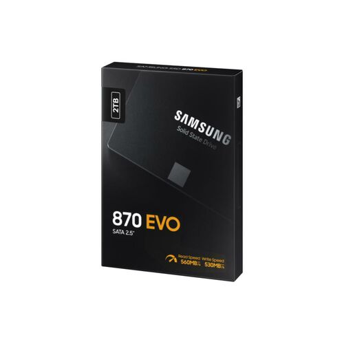 Samsung 870 EVO 2TB V-NAND 2.5" SATA SSD - 06SS-870E-2TB