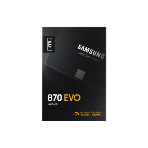 Samsung 870 EVO 4TB V-NAND 2.5" SATA SSD - 06SS-870E-4TB