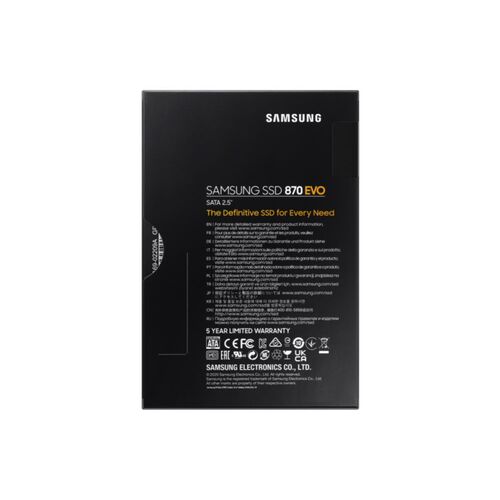 Samsung 870 EVO 4TB V-NAND 2.5" SATA SSD - 06SS-870E-4TB