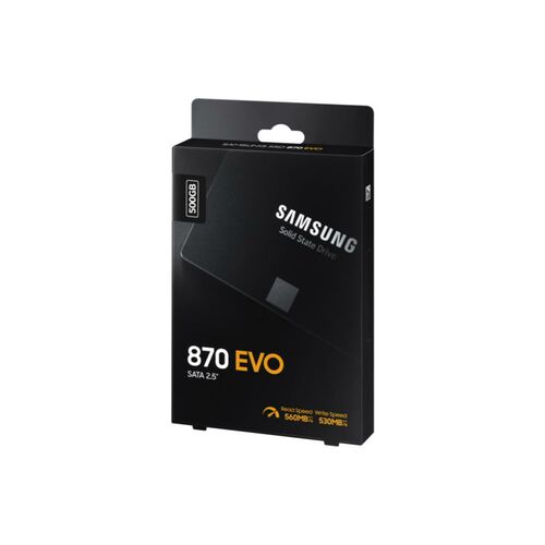 Samsung 870 EVO 500GB V-NAND 2.5" SATA SSD - 06SS-870E-500GB