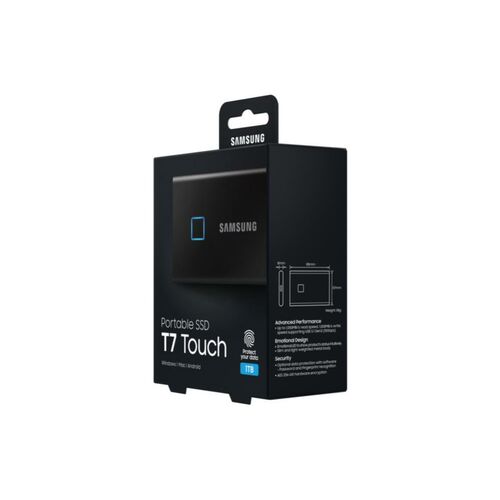 Samsung T7 Touch Portable SSD 1TB - 06SU-T7-1TBLK