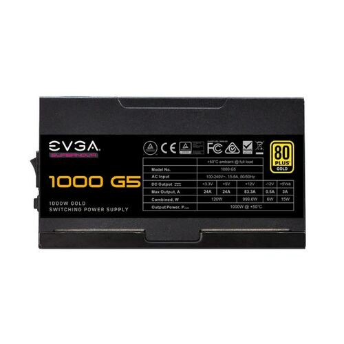 EVGA Supernova G5 Gold 1000W Power Supply (220-G5-1000-X4)