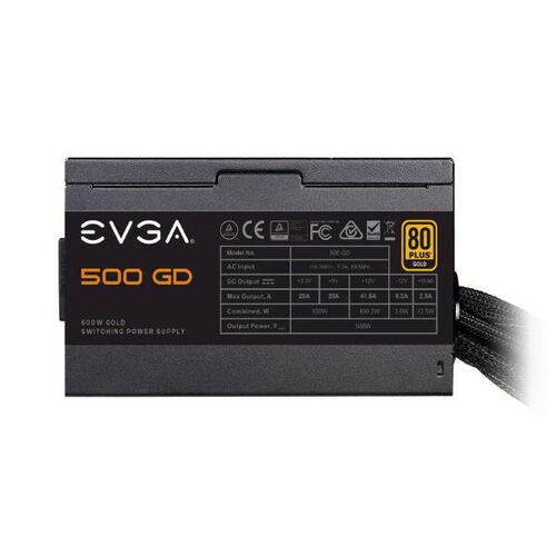 EVGA GD Series 500W 80+ Gold Power Supply - (100-GD-0500-V4)