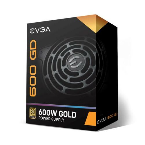 EVGA GD 600W Power Supply 80 Plus Gold - (100-GD-0600-V4)