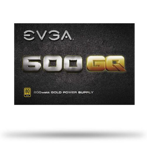 EVGA GQ 600W Power Supply Modular 80 Plus Gold - 110-GQ-0600-V4