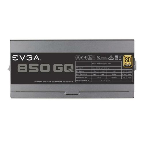 EVGA GQ 850W Power Supply Modular 80 Plus Gold 210-GQ-0850-V4