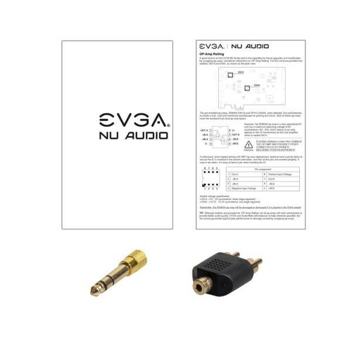 EVGA NU Audio Card Lifelike Audio with Audio Note (712-P1-AN01-KR)