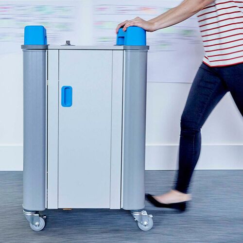 LapCabby TabCabby AC Charging Trolley - 15LC-TAB-16HC-BL