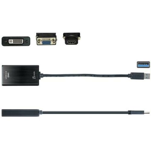 J5create USB 3.0 DVI Display Adapter VGA and HDMI Adapters JUA330U