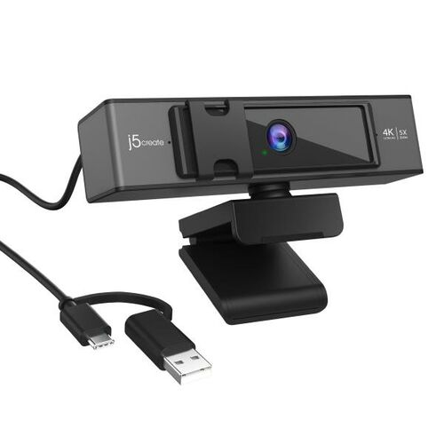 J5Create USB 4K Ultra HD Webcam 5x Digital Zoom (JVCU435)