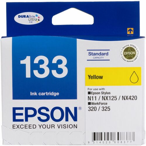 Epson 133 Standard Yellow Ink Cartridge - C13T133492