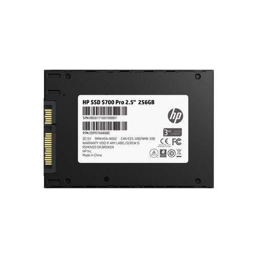 HP SSD S700 Pro 2.5" SATA 256GB 3D TLC - 2AP98AA#ABB