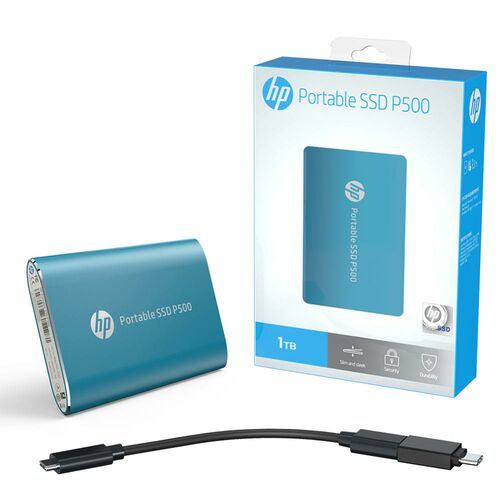 HP Portable SSD P500 1TB BLUE - 1F5P6AA#ABB