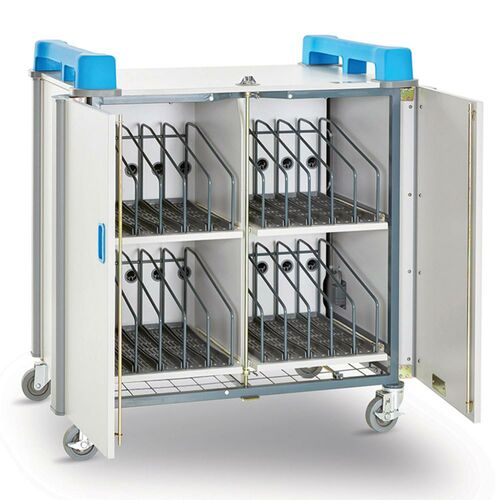LapCabby 20 Device Mobile AC Charging Trolley - 15LC-LAP-20V-BL