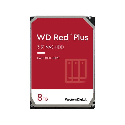 WD Red Plus HDD 3.5" Internal SATA 8TB 7200 RPM - WD80EFBX